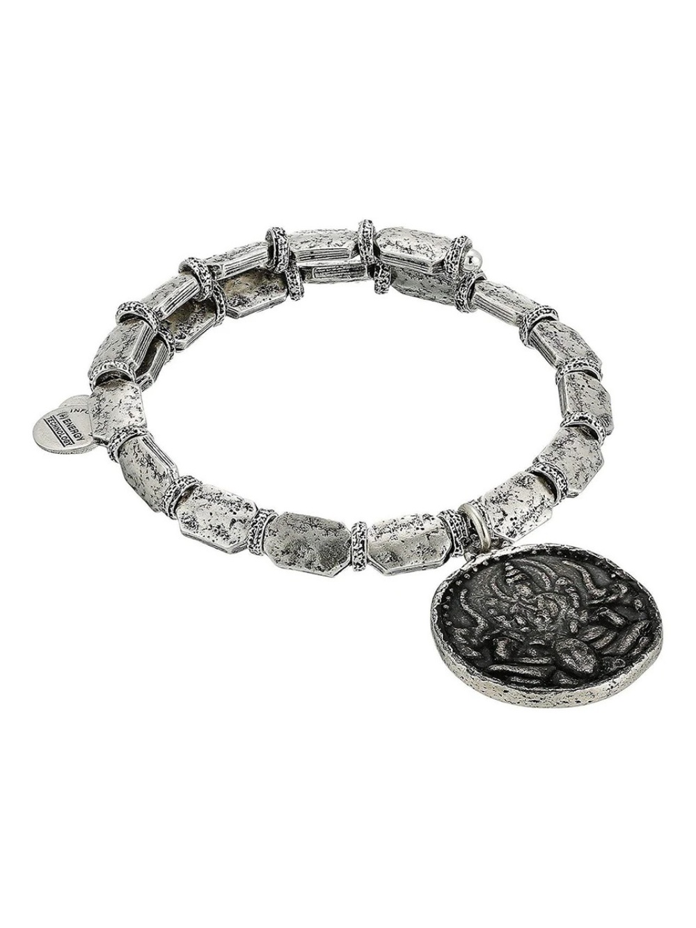 Alex and Ani Lakshmi Wrap Two-Tone Bangle Bracelet - Silver